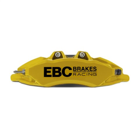 EBC Racing 13-22 Volkswagen Golf GTI MK7/MK8 2.0T Yellow Apollo-6 Front Left Caliper