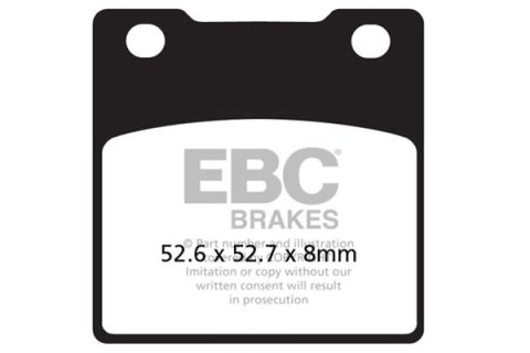 EBC 89-90 Kawasaki ZX 750 ZX-7 H Rear Left FA-SFA-TT-X Brake Pads