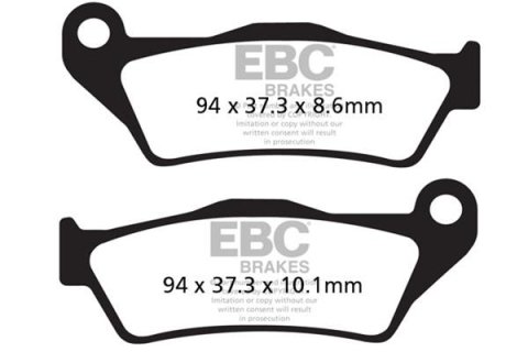 EBC 05-08 BMW HP2 (Enduro-Disc Fitting Kit Req) Rear Left FA-SFA-TT-X Brake Pads
