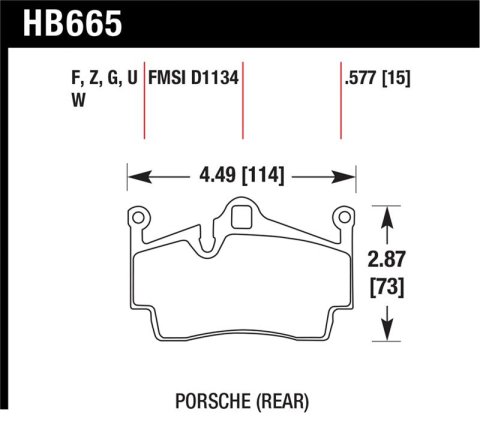 Hawk 05-16 Porsche Boxster / 07-14 Porsche Cayman DTC-70 Race Rear Brake Pads