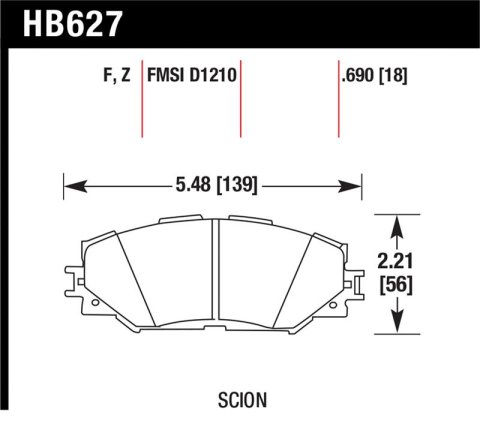 Hawk Performance Ceramic Street Brake Pads