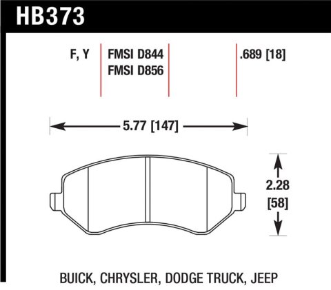 Hawk HPS Street Brake Pads