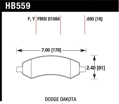 Hawk HPS Street Brake Pads