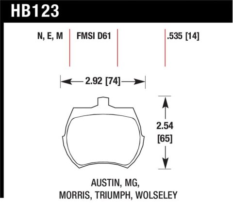 Hawk HP+ Street Brake Pads