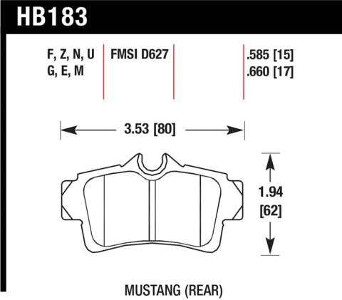 Hawk HP+ Street Brake Pads