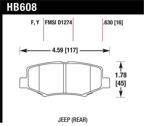 Hawk LTS Street Brake Pads