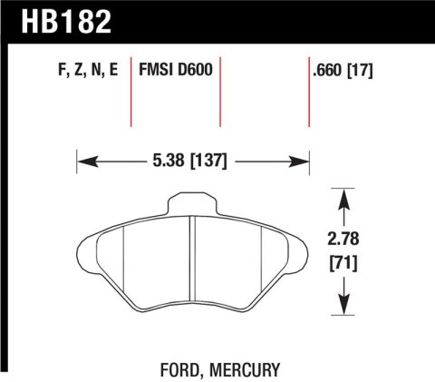 Hawk HP+ Street Brake Pads