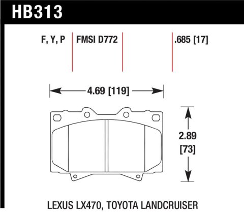 Hawk LTS Street Brake Pads