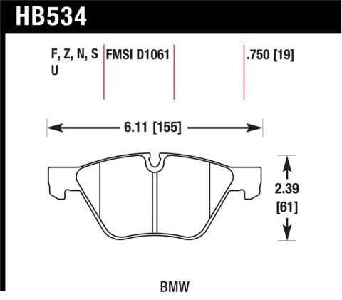 Hawk HP+ Street Brake Pads