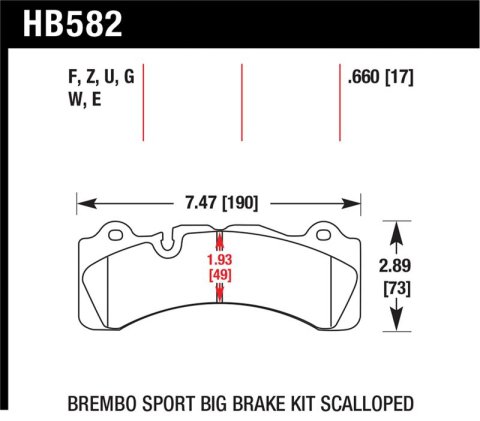 Hawk DTC-70 Compound Brake Pads
