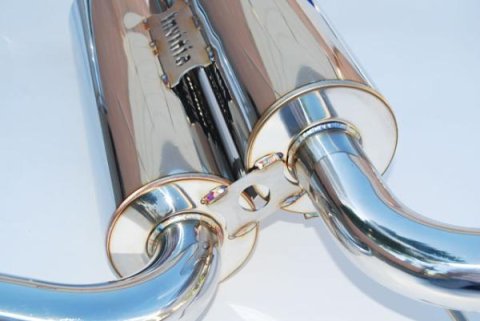 Invidia 09+ 370Z Gemini Single Layer Titanium Tip Cat-back Exhaust