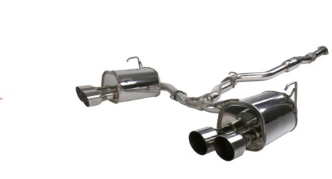 Invidia 15+ Subaru STI 4Dr Q300 Single Layer Stainless Steel Quad Tip Cat-Back Exhaust
