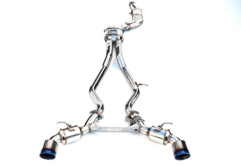 Invidia 2019+ Toyota Supra Dual N1 w/ Valve Rolled Titanium Tip Cat-back Exhaust