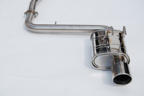 Invidia 2022+ Honda Civic Sport (2.0N/A) 60mm Q300 Cat Back Exhaust - Rolled Stainless Steel Tips
