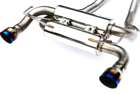 Invidia 2022+ Nissan Z 70mm Gemini Cat Back Exhaust - Single Layer Titanium Tips