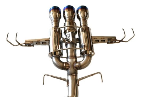 Invidia 22+ HONDA CIVIC TYPE-R FL5 R400 SINGLE LAYER Titanium TIP FULL CAT-BACK (NON POLISH PIPE)