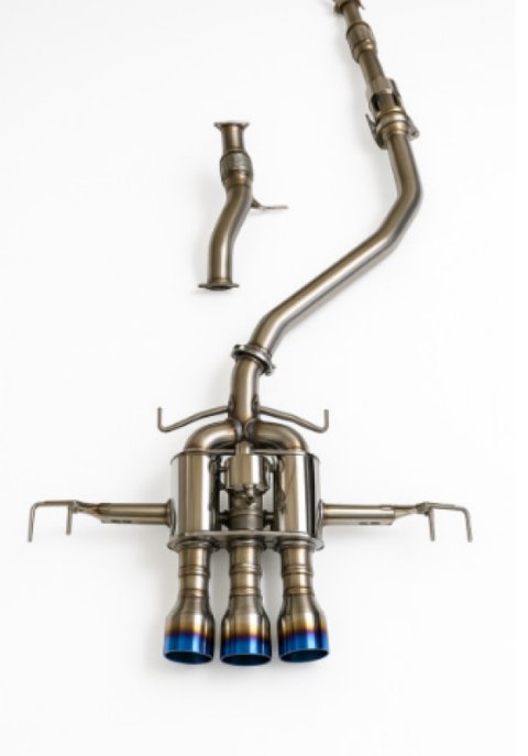 Invidia 24+ Acura Integra Type-S DE5 R400 Cat-Back Exhaust system - Single Layer Titanium Tips