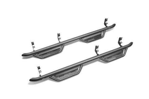 N-Fab Podium LG 2019 Chevy/GMC 1500 Crew Cab - Cab Length - Tex. Black - 3in