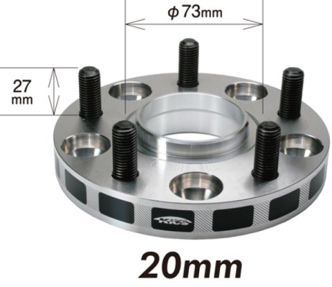 Project Kics 20mm Thick 12x1.25 56mm Hub 5x114.3 Wide Tread Spacers