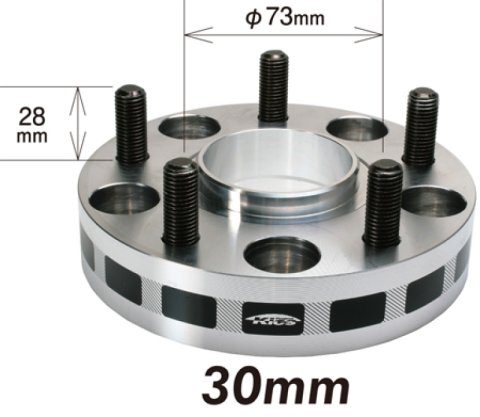 Project Kics 30mm Thick 12x1.25 56mm Hub 5x114.3 Wide Tread Spacers