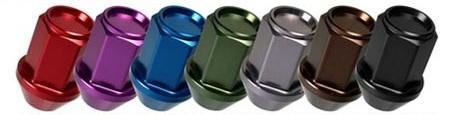 Project Kics 12X1.25 Black Leggdura Racing Lug Nuts - 16 PCS