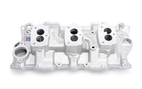 Edelbrock Manifold Vintage Series C357B 3X2