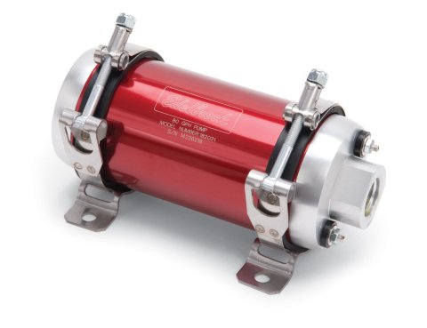 Edelbrock Fuel Pump Electric Quiet-Flo EFI 80 GPH -10 In -10 Out Red/Clear