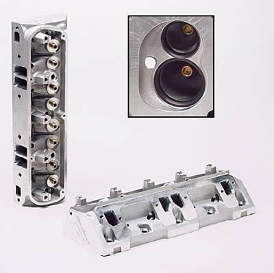 Edelbrock Cyl Head Perf RPM AMC 290 304 343 360 390 401 V-8 w/ Mach Exhst X-Over Complete