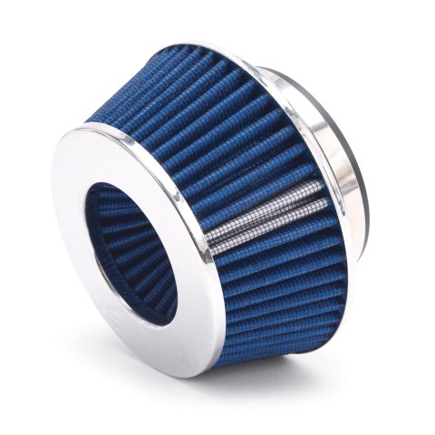 Edelbrock Air Filter Pro-Flo Series Conical 3 7In Tall Blue/Chrome