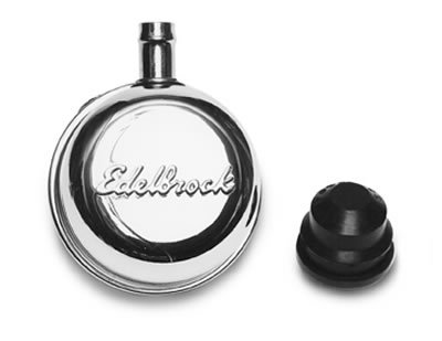 Edelbrock Round Cap w/ Nipple