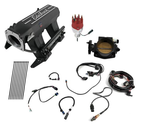 Edelbrock Pro Flo 4 XT EFI System Seq Port BB Chrysler RB 413-440ci 625 Max HP 35lb/hr Black Finish