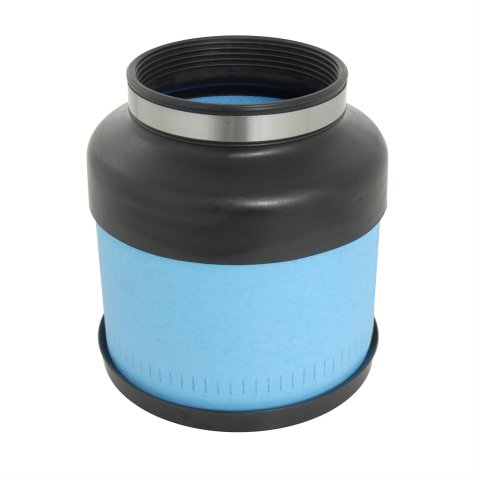 Volant PowerCore Air Filters 61509 Filter; Gas Filter; Round Flanged; 4 in. Flange ID; 7 in. Height; 6 in. Dia.