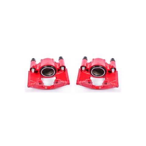 Power Stop 90-93 Cadillac Commercial Chassis Front Red Calipers w/o Brackets - Pair