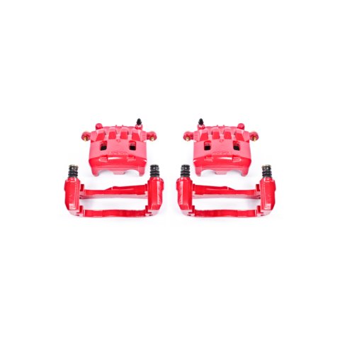 Power Stop 05-06 Saab 9-2X Front Red Calipers w/Brackets - Pair