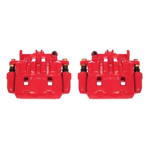 Power Stop 13-16 Scion FR-S Front Red Calipers w/Brackets - Pair