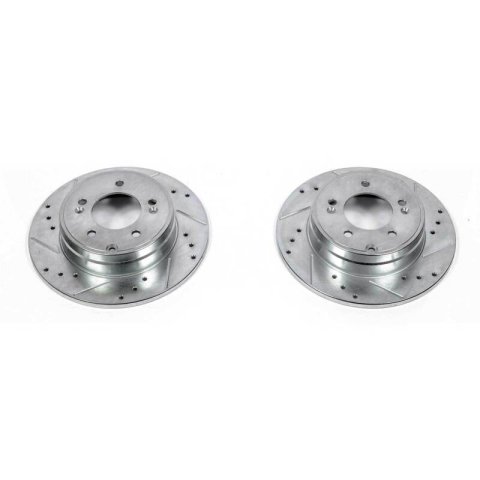 Power Stop 09-17 Hyundai Azera Rear Evolution Drilled & Slotted Rotors - Pair