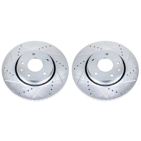 Power Stop 16-19 Mazda CX-5 Front Evolution Drilled & Slotted Rotors - Pair