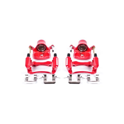 Power Stop 00-01 Infiniti I30 Front Red Calipers w/Brackets - Pair