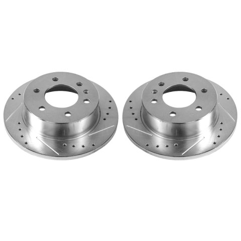 Power Stop 07-09 Dodge Sprinter 2500 Rear Evolution Drilled & Slotted Rotors - Pair
