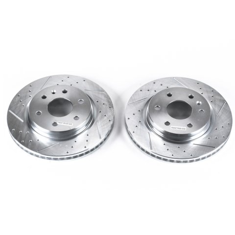 Power Stop 08-17 Buick Enclave Front Evolution Drilled & Slotted Rotors - Pair