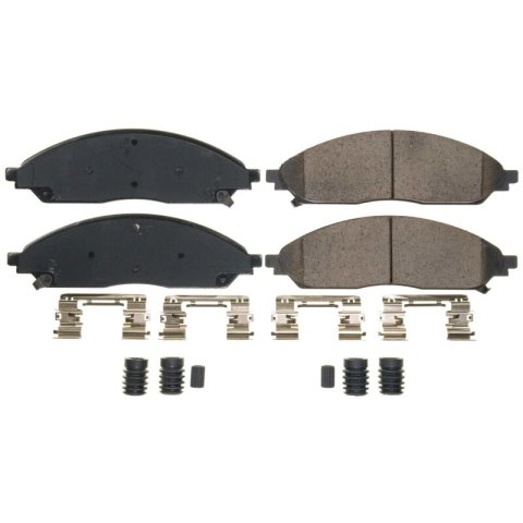 PowerStop Z17 Evolution Plus Brake Pads for 2022-2025 GRAND CHEROKEE, 2022-2024 CHEROKEE L, 2020-2024 PACIFICA - 17-2402 Pads, Plus, Ceramic, Z17, Front, Chrysler, Jeep, Set