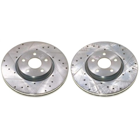 Power Stop 21-23 Dodge Durango Front Drilled & Slotted Rotor (Pair)