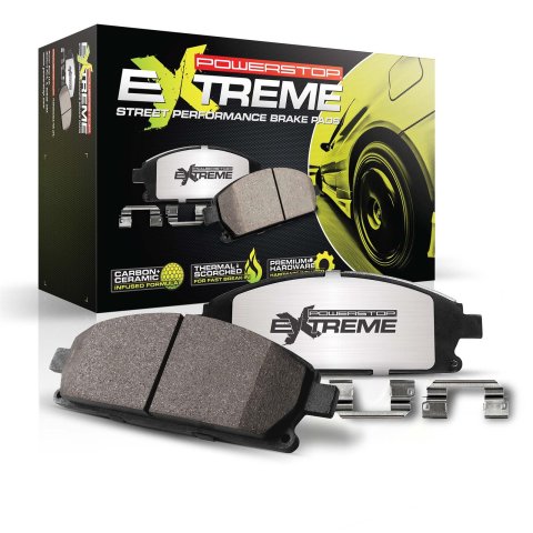 Power Stop 2022 Jeep Grand Cherokee Front Z36 Truck & Tow Brake Pads w/Hardware