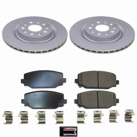 Power Stop 22-24 Jeep Grand Cherokee Rear Z17 Coated Brake Kit