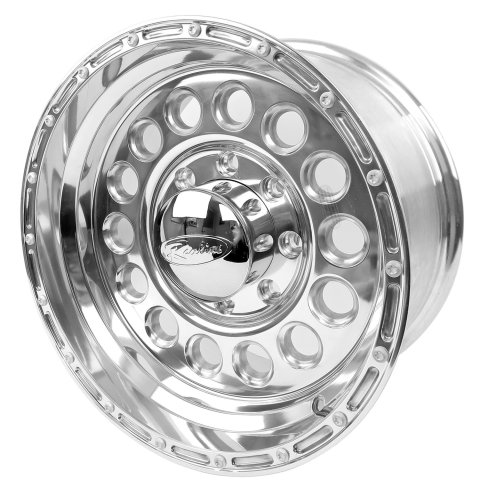 Raceline 887 Rock Crusher 17x9in / 8x165.1 BP / 0mm Offset / 130.81mm Bore - Polished Wheel