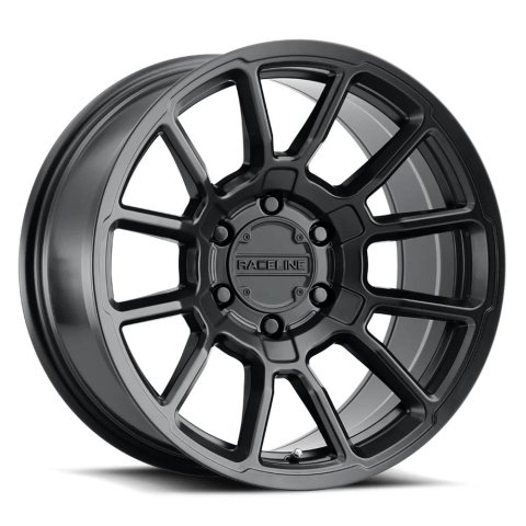 Raceline 950B Gauge 17x8.5in / 6x139.7 BP / 0mm Offset / 106.1mm Bore - Satin Black Wheel