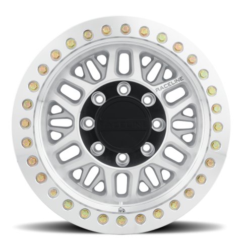 Raceline 951M Ryno 17x9 / 5x150 / -38mm Offset / 110.5mm Bore - Machined w/ Machined Beadlock Ring