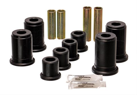 Energy Suspension 99-04 Chevy Silverado/GMC Sierra Black Front and Lower Control Arm Bushing Set