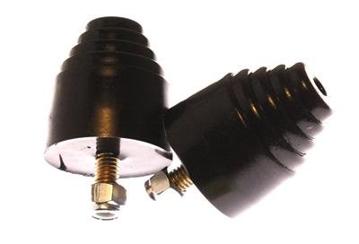 Energy Suspension All Purpose Black Bump Stop Set 2 1/8 inch Tall / 2 inch dia. (2 per set)