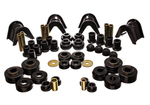 Energy Suspension 73-79 Ford F-150 Pickup 4WD Black Hyper-flex Master Bushing Set